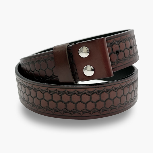 Shell Embossed Belt Strap