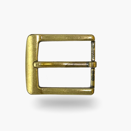 Brass Classic Rectangle Frame Belt Buckle