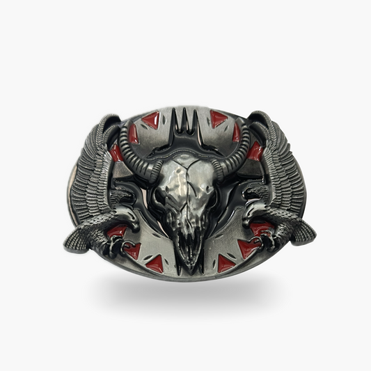 Cow Skull Belt Buckle