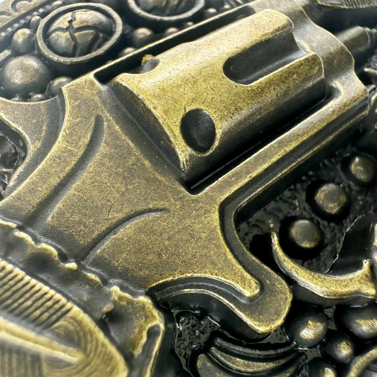 Brass Roscoe Belt Buckle