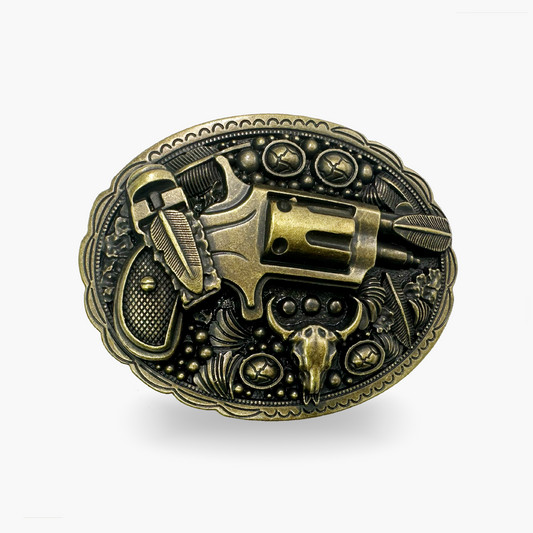 Brass Roscoe Belt Buckle