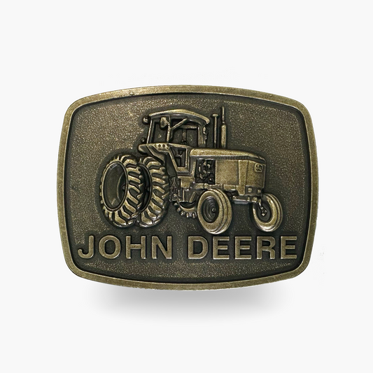 Brass Jonh Deere Belt Buckle
