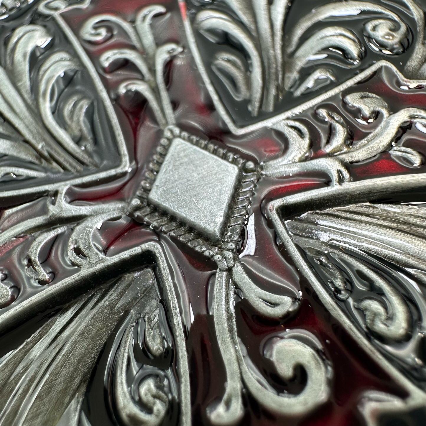 Red Cross Belt Buckle