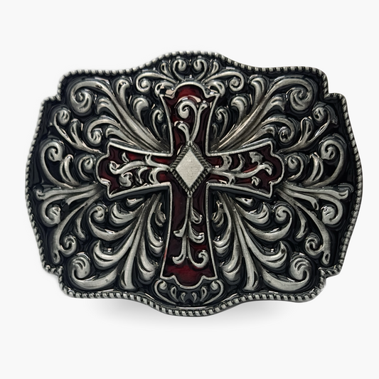 Red Cross Belt Buckle