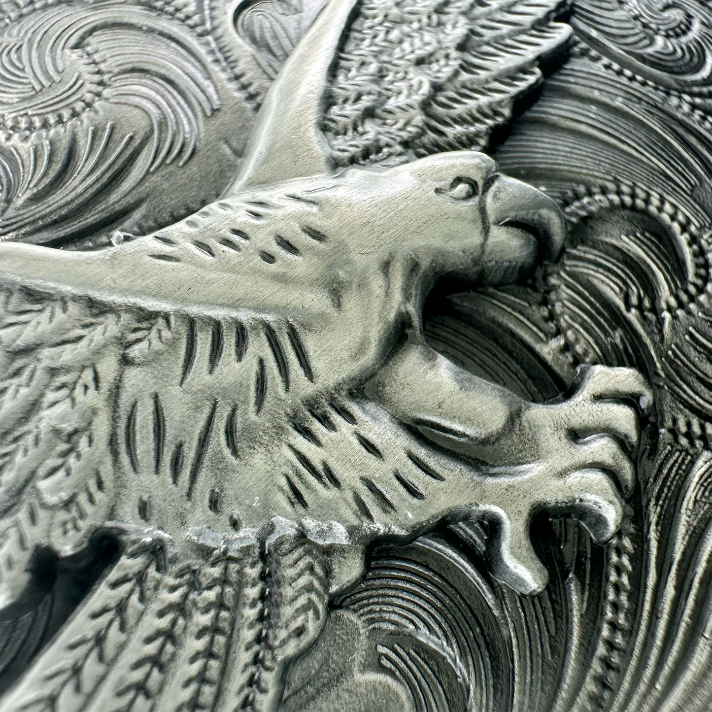 Silver Eagle Belt Buckle