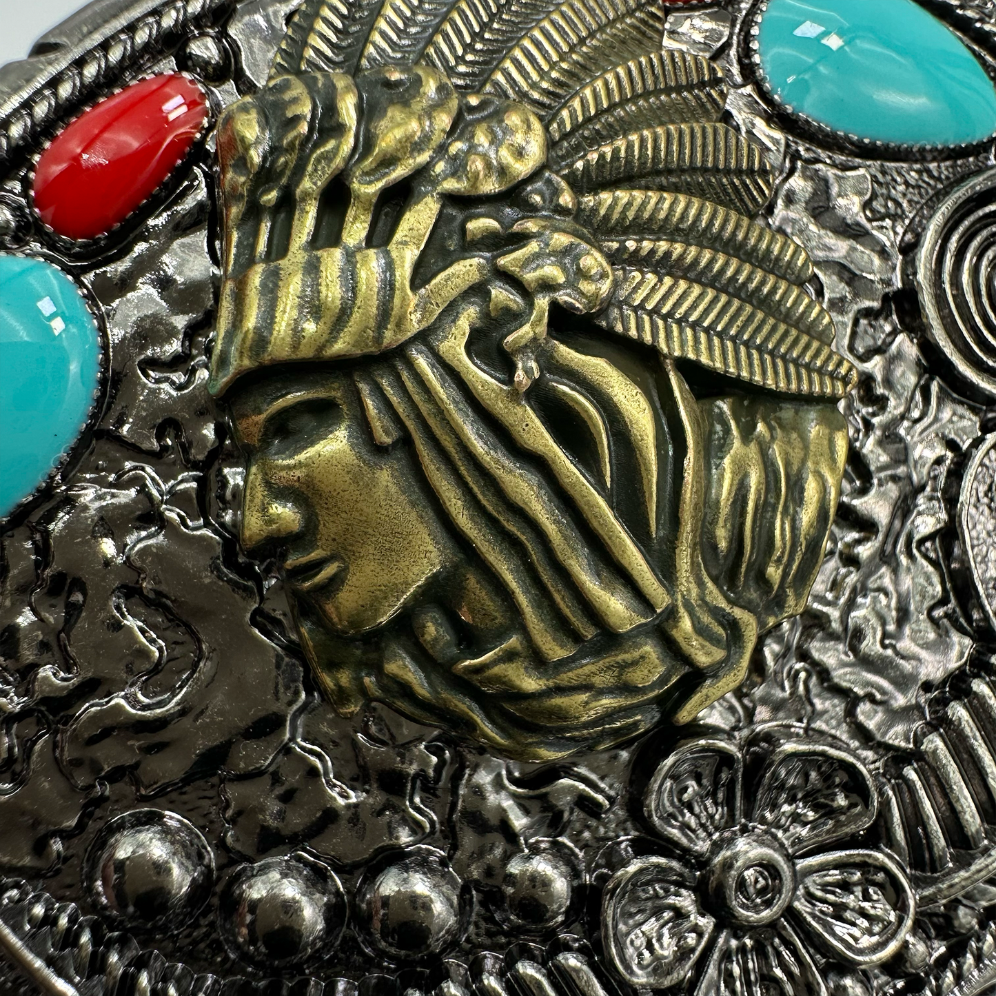 Indian Lateral Head Belt Buckle