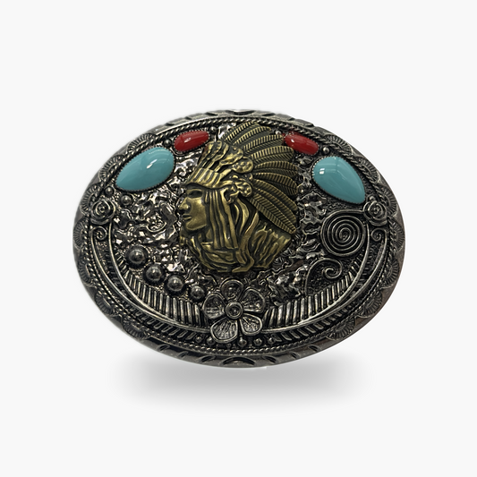 Indian Lateral Head Belt Buckle