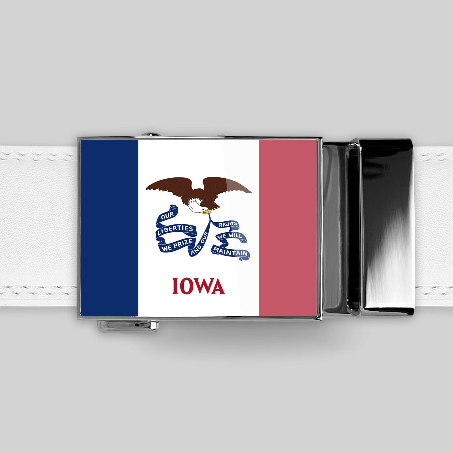 Iowa Flag Belt