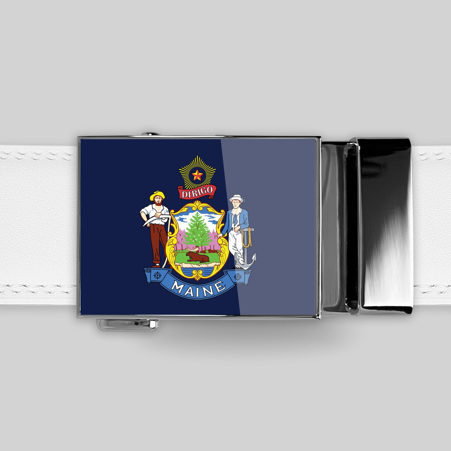 Maine Flag Belt