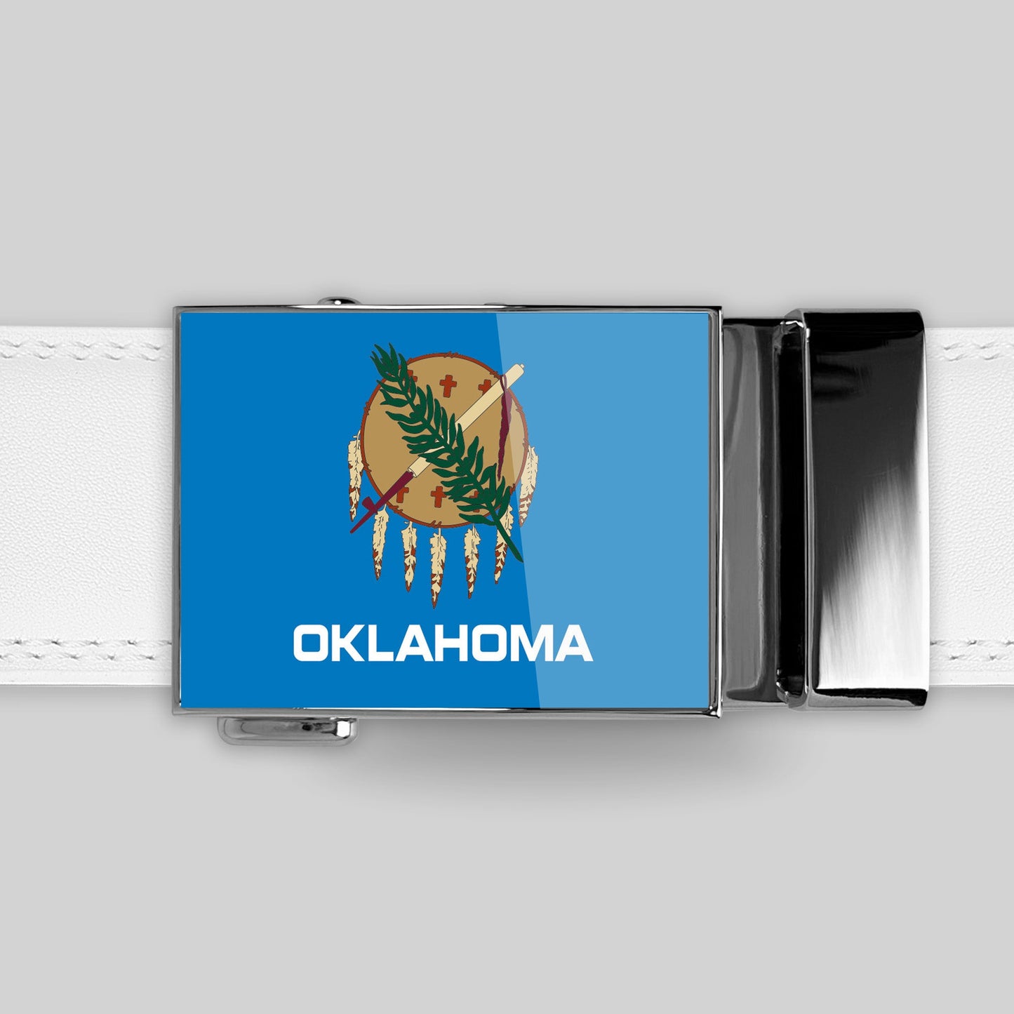 Oklahoma Flag Belt