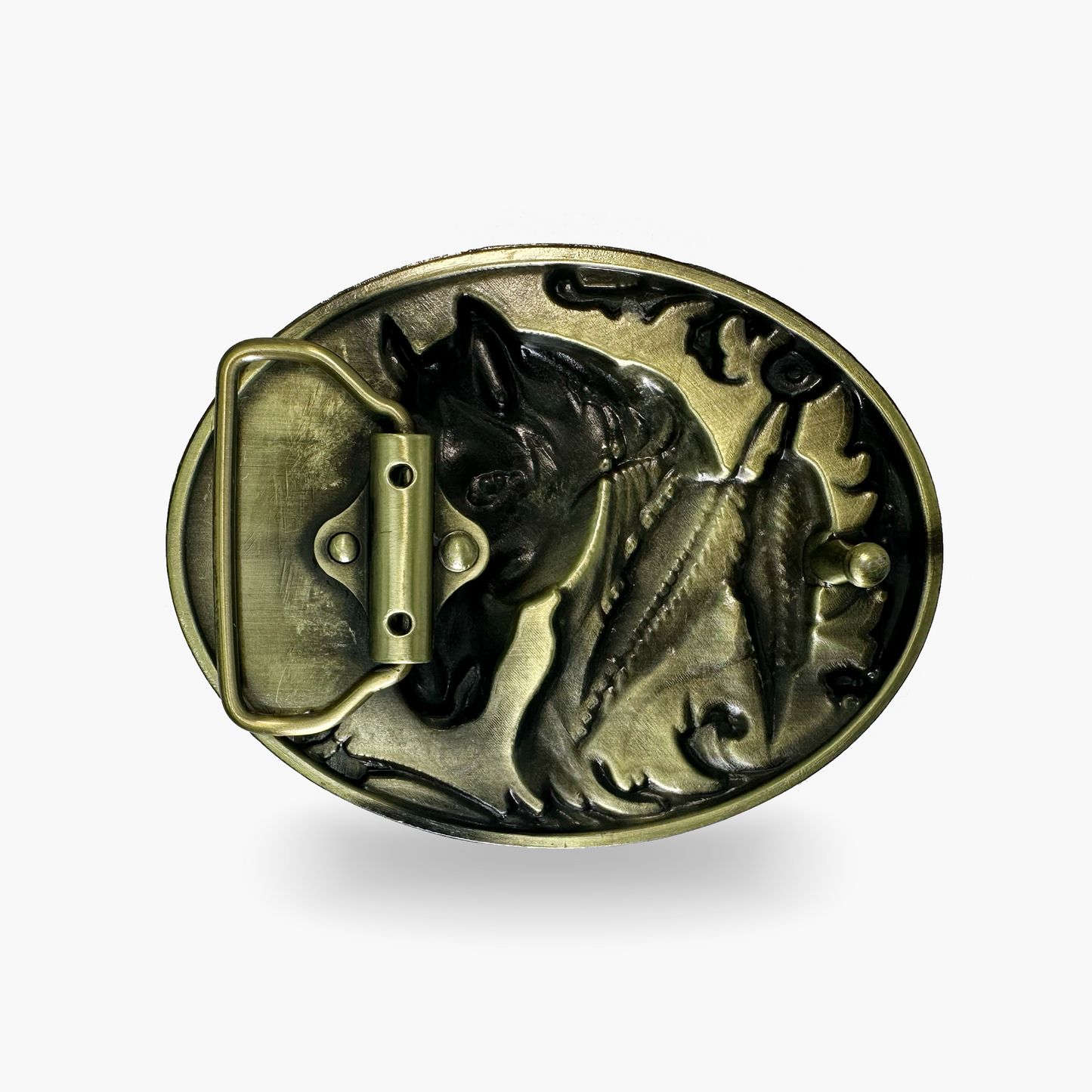 Brass Hose Head Belt Buckle